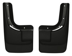 GMC Canyon Mud Guards - Front - Husky Liners - Custom-Molded, FormFit, Husky Shield, Without Fender Flares - Paintable Matte - `04-`12